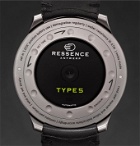 Ressence - Type 5 Mechanical 46mm Titanium and Leather Watch, Ref. No. TYPE 5B - Black