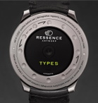 Ressence - Type 5 Mechanical 46mm Titanium and Leather Watch, Ref. No. TYPE 5B - Black