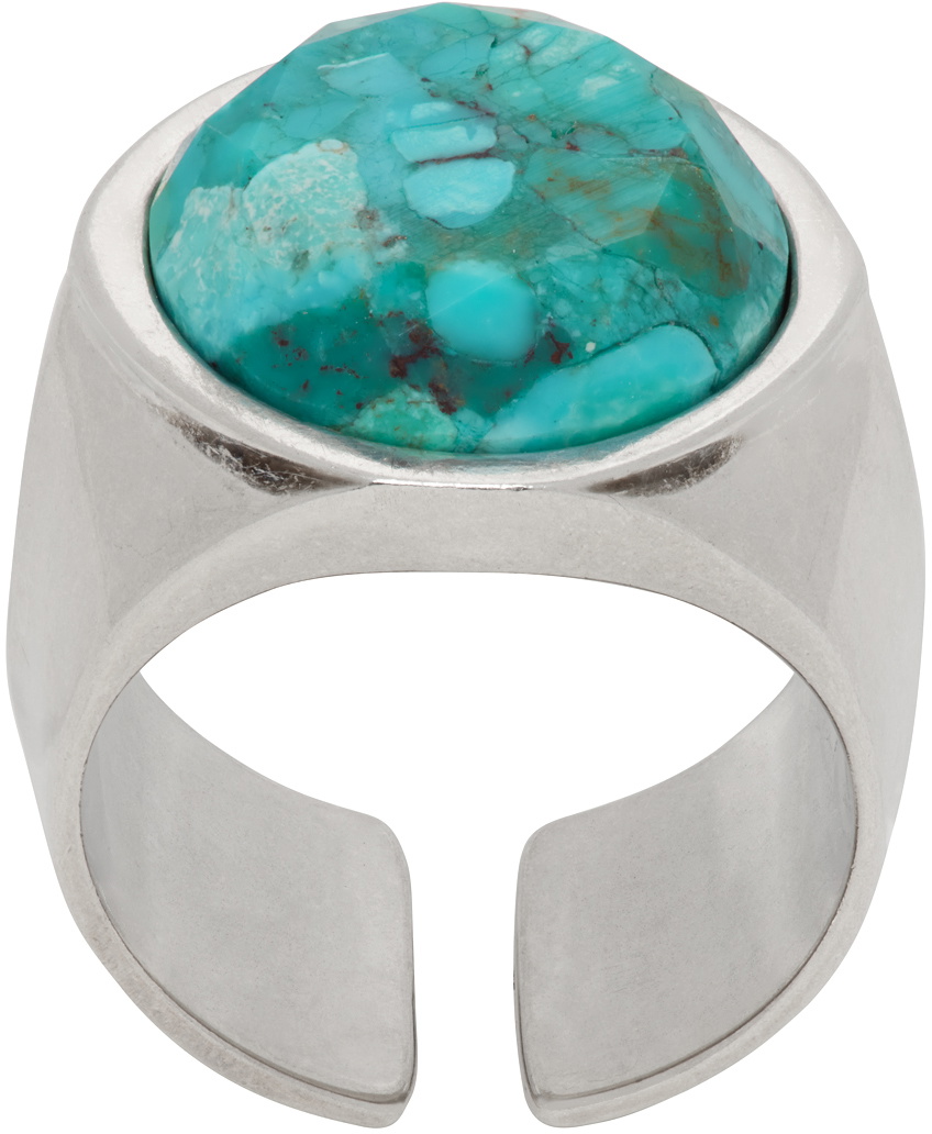 Isabel Marant Silver & Blue Alto Ring