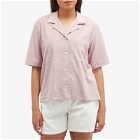 Howlin by Morrison Women's Howlin' Cocktail In Towel For The Girls Short Sleeve Shirt in Cloud Pink