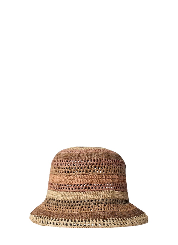 Chloé Beige Crochet Raphia Beach Hat Chloe display picture 2