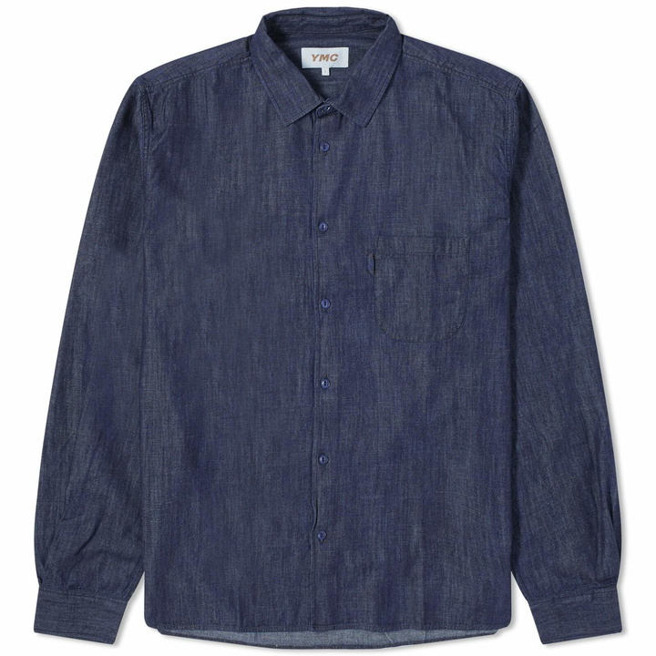 Photo: YMC Men's Curtis Shirt in Dark Indigo