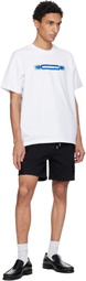 Casablanca White Radiating Logo Classic T-shirt