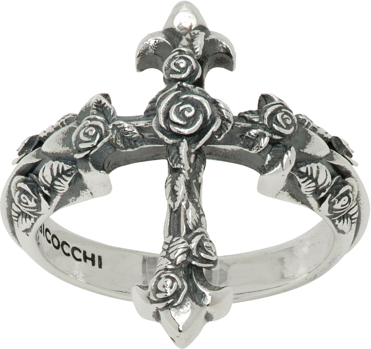 Emanuele Bicocchi Rose Cross Ring
