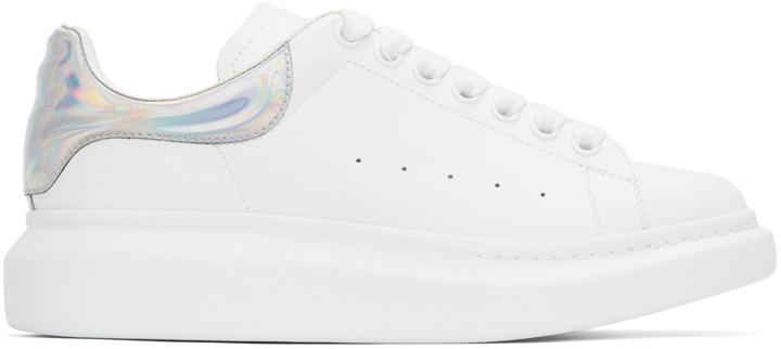 Photo: Alexander McQueen White & Silver Oversized Sneakers