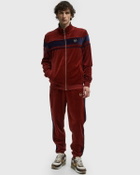 Sergio Tacchini DAMARINDO VELOUR TRACKSUIT Red Mens Tracksuit Set