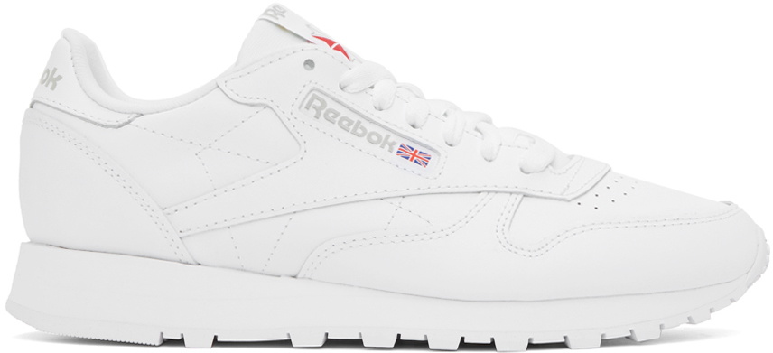 Reebok Classics White Classic Leather Sneakers