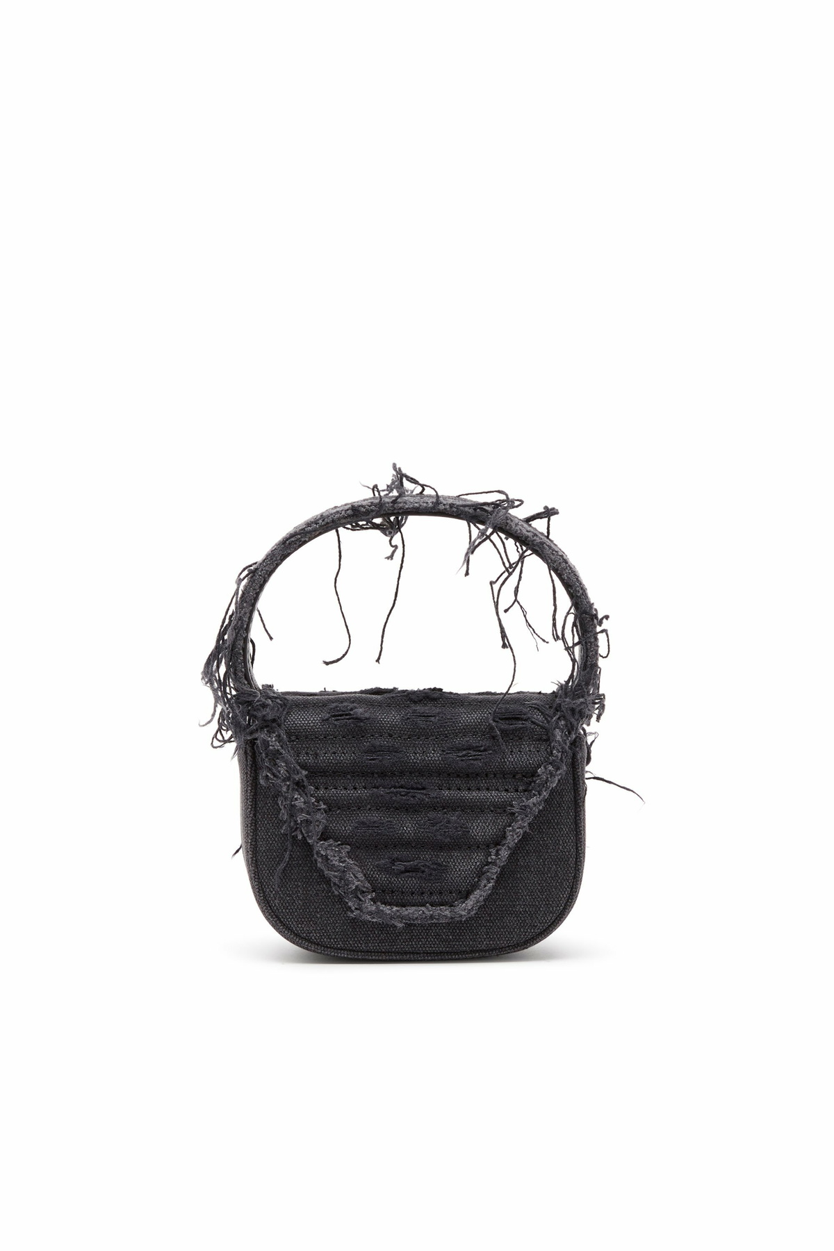 DIESEL ☆ 1DR XS-Iconic mini bag in canvas and leather Women's 1DR XS-Iconic mini bag in canvas and leather | Black