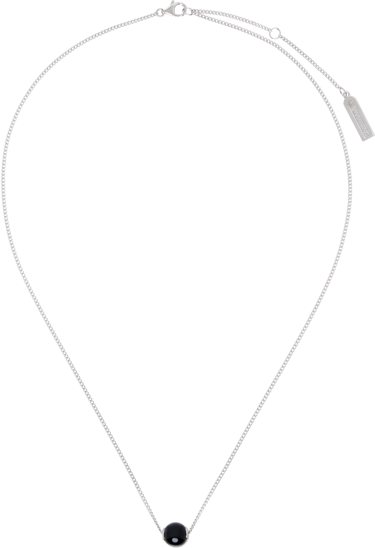 ●●NUMBERING●●Round Brilliant Small Cross Neckless #3719 Numbering Silver #3719 Round Brilliant Small Cross Necklace