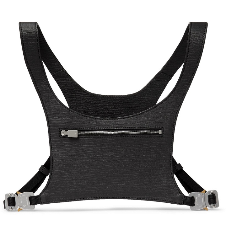 Photo: 1017 ALYX 9SM - Textured-Leather Chest Rig - Black