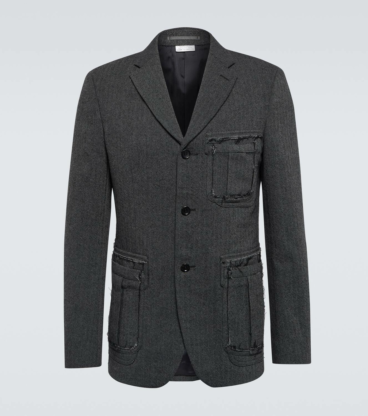 Comme des Garçons Homme Deux Herringbone blazer