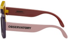 The Animals Observatory Kids Multicolor Rectangular Sunglasses