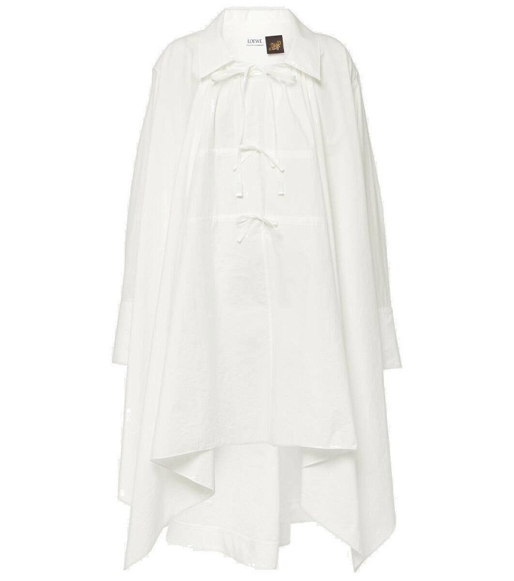 Photo: Loewe Paula's Ibiza asymmetric cotton-blend tunic