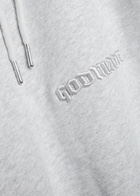 God Made Signature Logo Straight-leg Cotton Sweatpants Grey