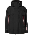 Moncler Grenoble - Miller Striped Hooded Down Ski Jacket - Black