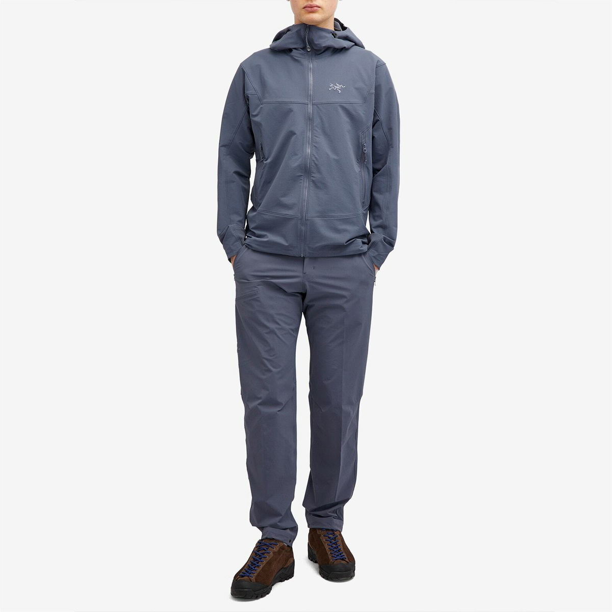 Arc'teryx Men's Gamma Hoodie Jacket in Dark Stratus Arc'teryx