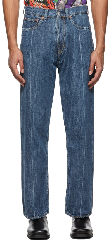 Photo: Our Legacy Blue Washed Third Cut Jeans