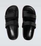 The Row Hugh leather sandals