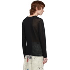 Isabel Benenato Black Knit Sweater