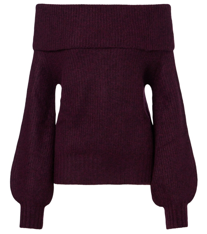 Photo: Jardin des Orangers Off-shoulder cashmere and silk sweater