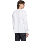 Awake NY SSENSE Exclusive White Logo Long Sleeve T-Shirt