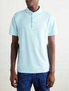 G/FORE - Rib Gusset Stretch Tech-Piqué Golf Polo Shirt - Blue