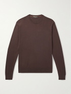 Loro Piana - Ice Wish™ Sea Island Cotton Sweater - Brown