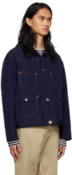 Junya Watanabe Navy Levi's Edition Wool Jacket
