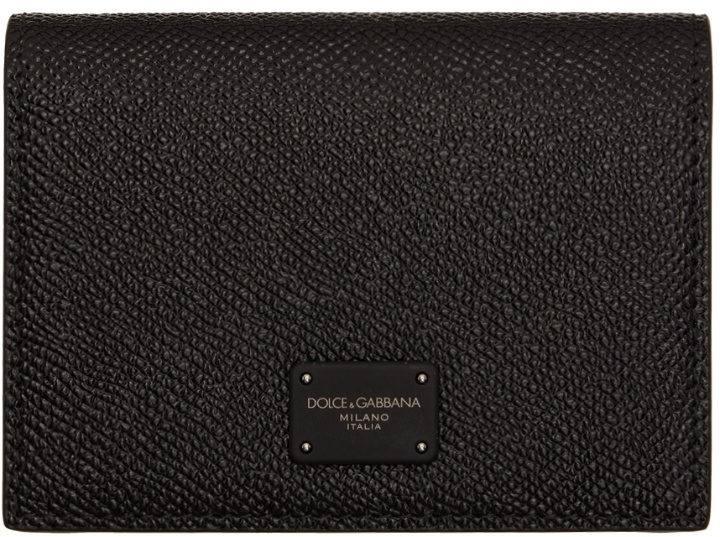 Photo: Dolce & Gabbana Black Dauphine Wallet