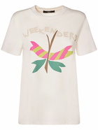 WEEKEND MAX MARA Nervi Printed Cotton Jersey T-shirt