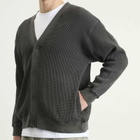 Manastash Men's Heavy Snug Thermal Cardigan in Black
