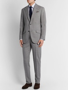 RICHARD JAMES - Checked Wool Suit Trousers - Gray