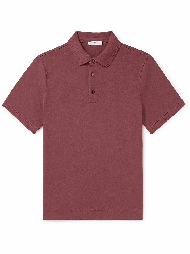 Photo: Mr P. - Organic Cotton-Piqué Polo Shirt - Red