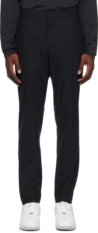 Photo: Reigning Champ Black Water-Repellent Trousers