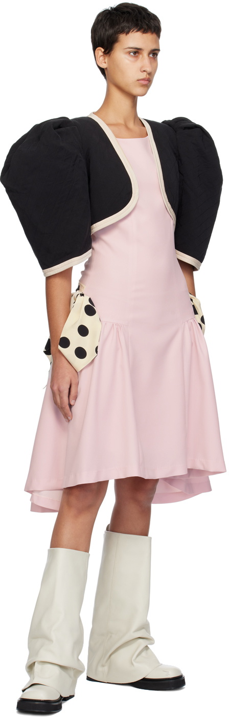 Caro Editions Pink Margrethe Mini Dress