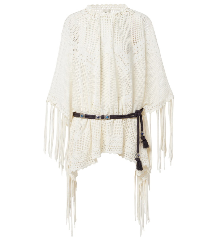 Photo: Isabel Marant Metilia belted crochet minidress