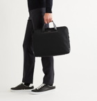 Paul Smith - Embroidered Leather-Trimmed Nylon Briefcase - Black