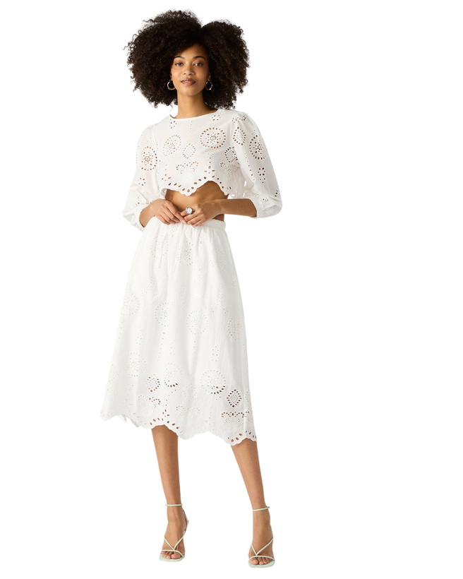Photo: Steve Madden Anaisa Skirt in White