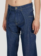 Ninamounah - Overlay Jeans in Blue