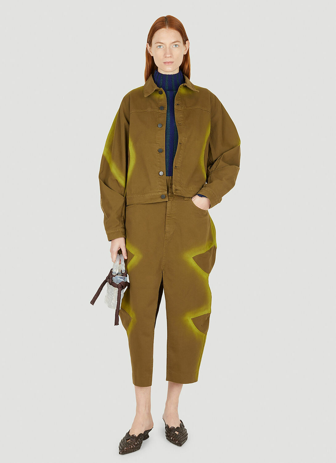 Paula Canovas del Vas Fuzzy Denim Jacket