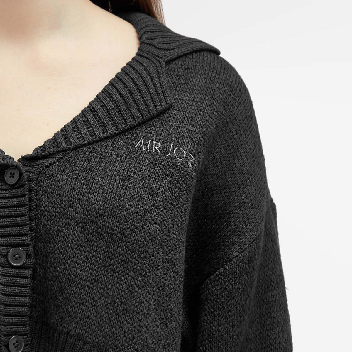 Air Jordan Women's Knit Top in Black