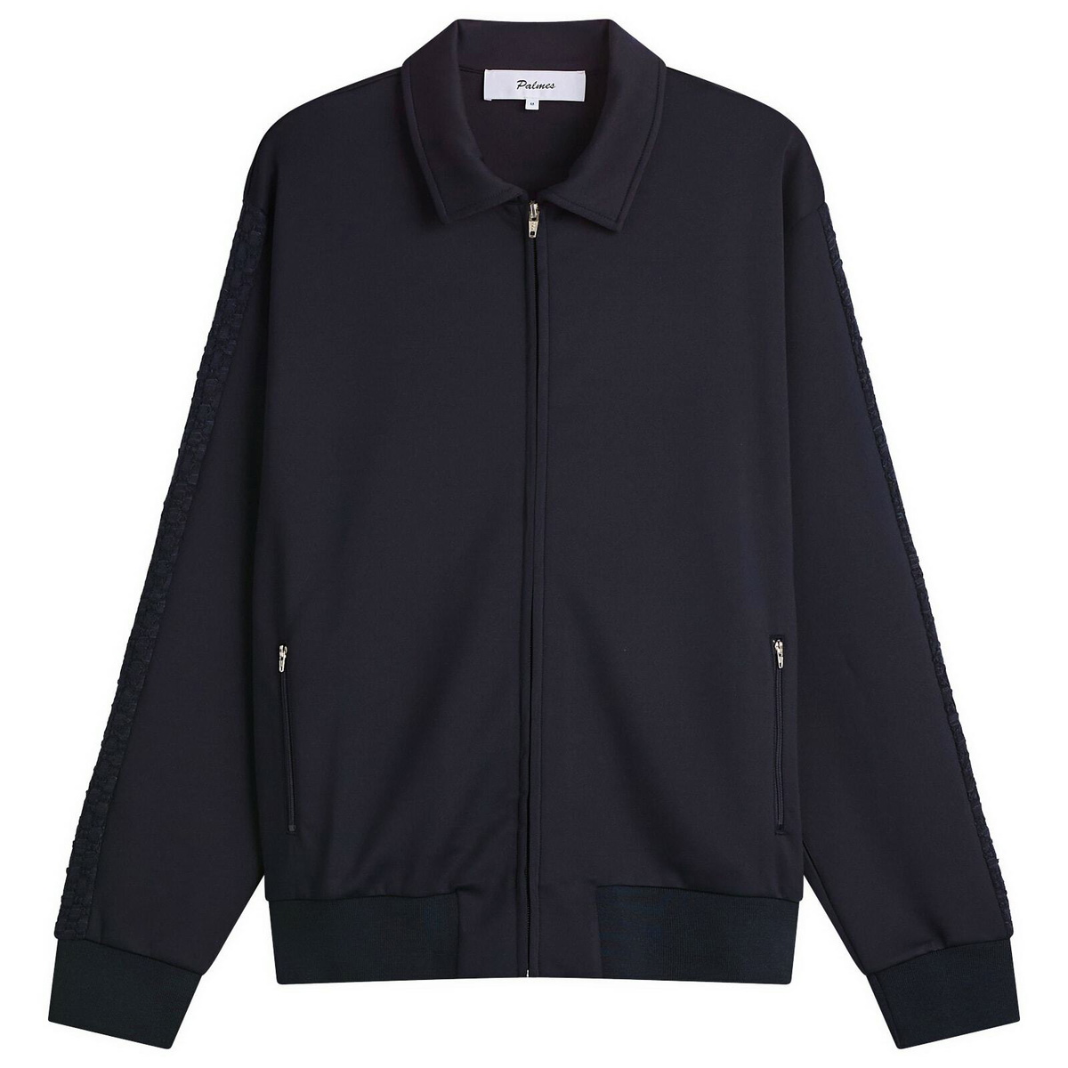 Palmes Men's Tricot Track Jacket in Navy