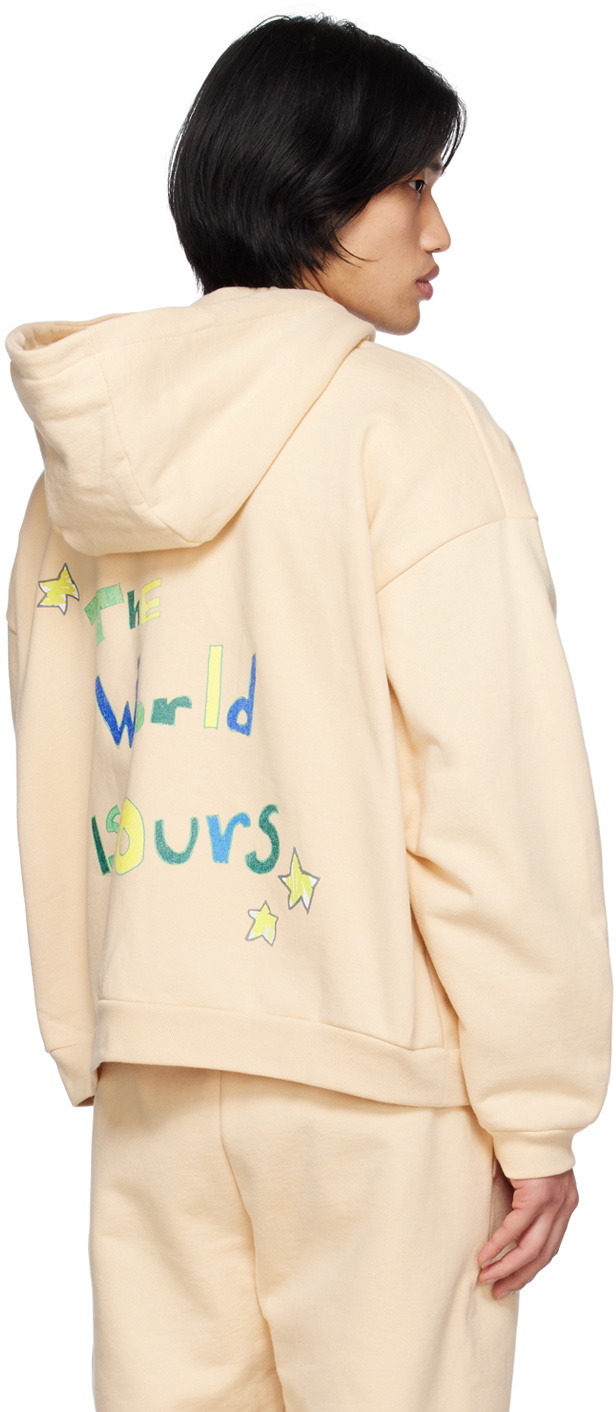 Kids Worldwide: SSENSE Exclusive Beige 'The World Is Ours' Lounge