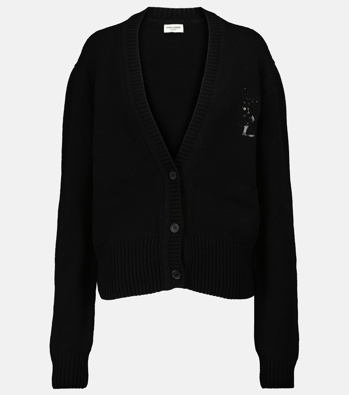 Saint Laurent - Sequined cashmere cardigan Saint Laurent