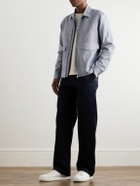 Richard James - Striped Linen and Cotton-Blend Blouson Jacket - Gray