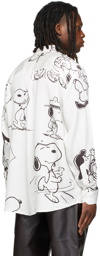 Soulland White & Black Peanuts Edition Snoopy Damon Shirt