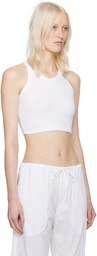 LESET White Kelly Tank Top