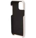 TOM FORD - Logo-Detailed Leather iPhone 11 Pro Phone Case - White