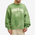 Nahmias Men's Summerland Collegiate Sweater in Vintage Seaweed