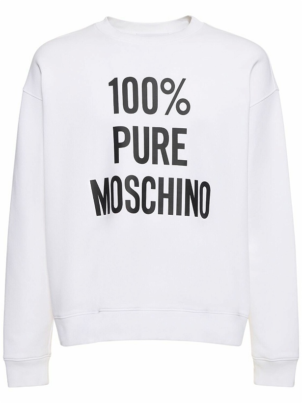 Photo: MOSCHINO - 100% Pure Moschino Cotton Sweatshirt